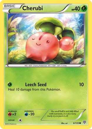 Cherubi 6/135 - Plasma Storm Reverse Holofoil - Poke-Collect