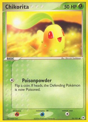 Chikorita 55/101 - Hidden Legends Reverse Holofoil - Poke-Collect
