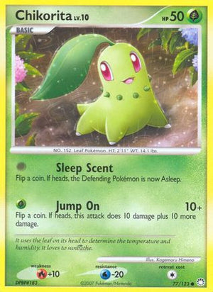 Chikorita 77/123 - Mysterious Treasures - Poke-Collect