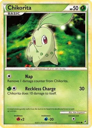Chikorita 53/95 - Call of Legends Reverse Holofoil - Poke-Collect
