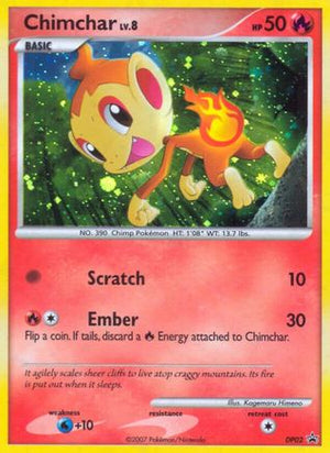 Chimchar DP02/56 - DP Black Star Promos Holofoil - Poke-Collect