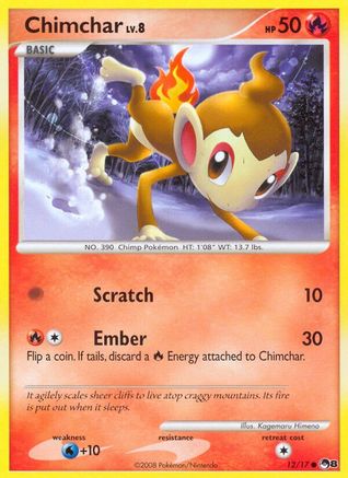 Chimchar 12/17 - POP Series 8 Holofoil - Poke-Collect
