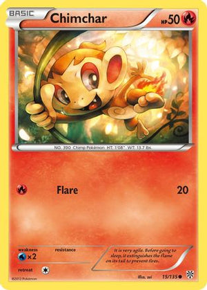 Chimchar 15/135 - Plasma Storm Reverse Holofoil