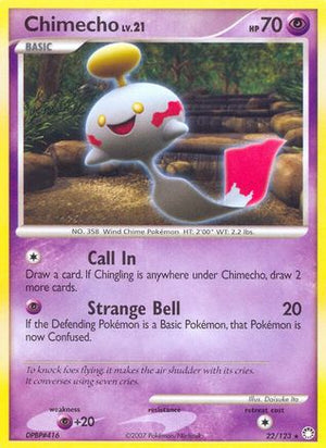 Chimecho 22/123 - Mysterious Treasures Reverse Holofoil