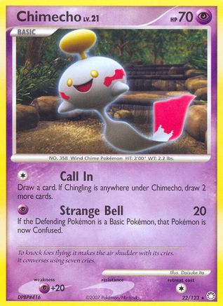 Chimecho 22/123 - Mysterious Treasures Reverse Holofoil - Poke-Collect