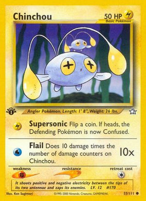 Chinchou 55/111 - Neo Genesis 1st Edition - Poke-Collect