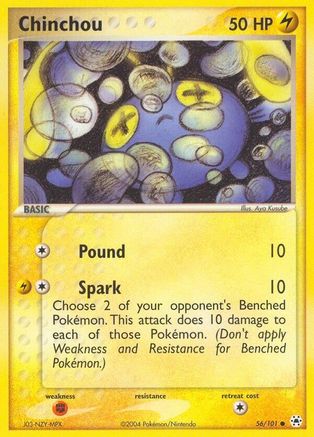 Chinchou - 56/101 56/101 - Hidden Legends - Poke-Collect