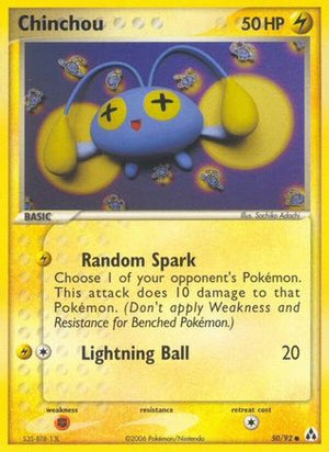 Chinchou 50/92 - Legend Maker Reverse Holofoil - Poke-Collect