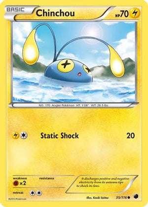 Chinchou 35/116 - Plasma Freeze