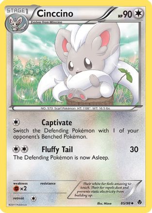 Cinccino 85/98 - Emerging Powers Reverse Holofoil - Poke-Collect