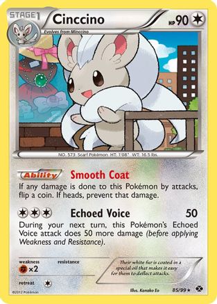 Cinccino 85/99 - Next Destinies Reverse Holofoil - Poke-Collect