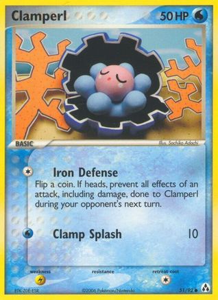 Clamperl 51/92 - Legend Maker Reverse Holofoil - Poke-Collect