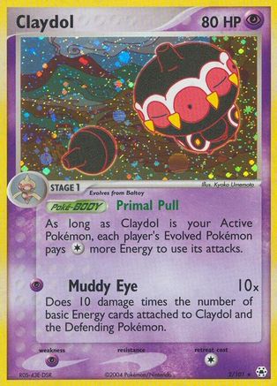 Claydol - 2/101 2/101 - Hidden Legends Reverse Holofoil - Poke-Collect