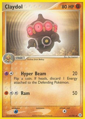 Claydol 31/101 - Hidden Legends Reverse Holofoil