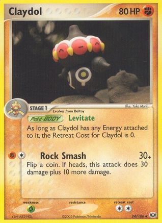 Claydol 24/106 - Emerald Reverse Holofoil - Poke-Collect