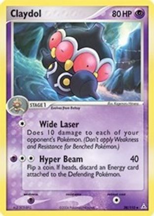 Claydol 38/110 - Holon Phantoms Reverse Holofoil - Poke-Collect