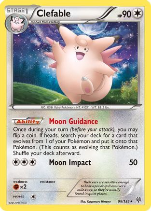 Clefable 98/135 - Plasma Storm - Poke-Collect