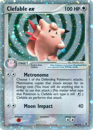 Clefable ex 106/112 - FireRed & LeafGreen Holofoil - Poke-Collect