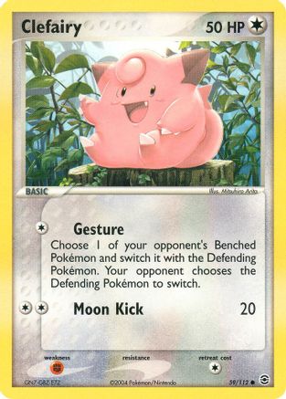 Clefairy 59/112 - FireRed & LeafGreen Reverse Holofoil - Poke-Collect