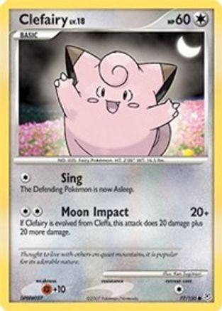 Clefairy 77/130 - Diamond and Pearl Reverse Holofoil - Poke-Collect