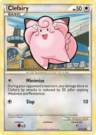 Clefairy 60/123 - HeartGold & SoulSilver Reverse Holofoil - Poke-Collect