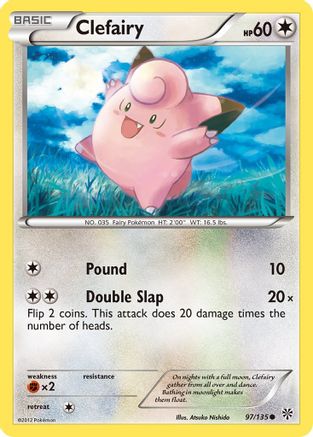 Clefairy 97/135 - Plasma Storm Reverse Holofoil - Poke-Collect