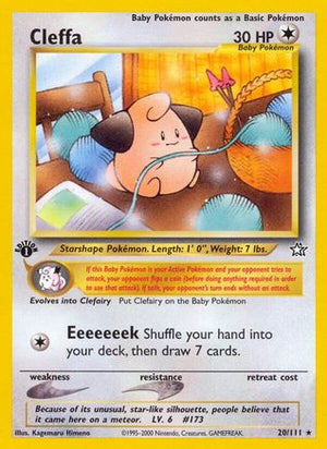 Cleffa 20/111 - Neo Genesis 1st Edition - Poke-Collect