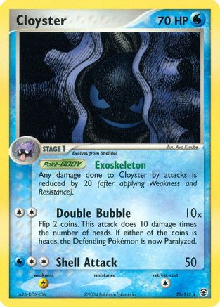 Cloyster 20/112 - FireRed & LeafGreen Reverse Holofoil - Poke-Collect