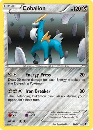 Cobalion 84/101 - Noble Victories Holofoil - Poke-Collect
