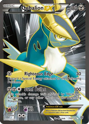Cobalion-EX 133/135 - Plasma Storm Holofoil - Poke-Collect