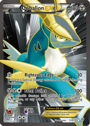 Cobalion-EX 133/135 - Plasma Storm Holofoil