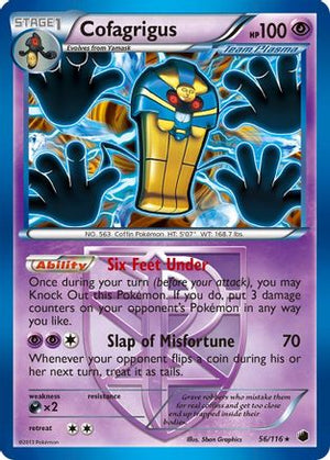 Cofagrigus 56/116 - Plasma Freeze Reverse Holofoil