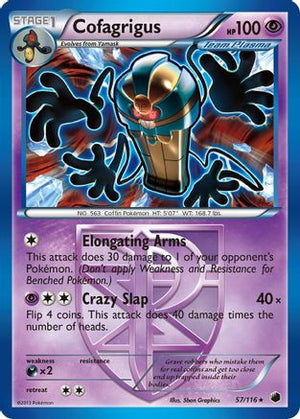 Cofagrigus 57/116 - Plasma Freeze Reverse Holofoil