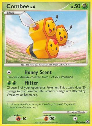 Combee 59/100 - Majestic Dawn Reverse Holofoil - Poke-Collect