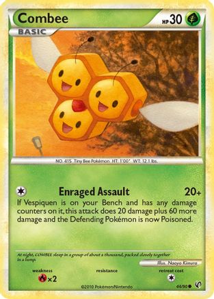 Combee 44/90 - Undaunted Reverse Holofoil - Poke-Collect