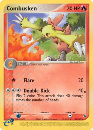 Combusken - 27/109 27/109 - Ruby and Sapphire - Poke-Collect