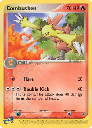 Combusken 27/109 - Ruby & Sapphire Reverse Holofoil