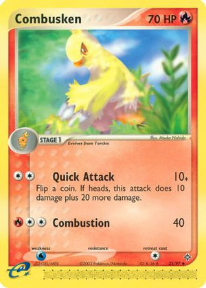 Combusken 25/97 - Dragon Reverse Holofoil