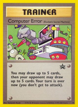 Computer Error 16/53 - Wizards Black Star Promos