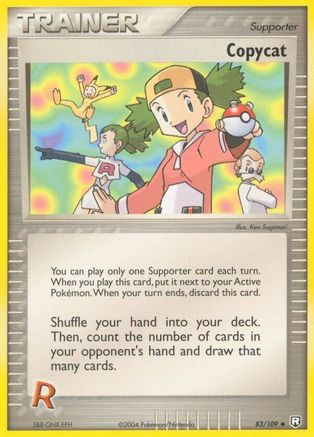 Copycat 83/109 - Team Rocket Returns Reverse Holofoil - Poke-Collect