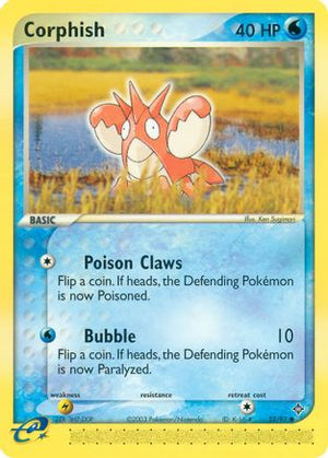 Corphish 52/97 - Dragon Reverse Holofoil