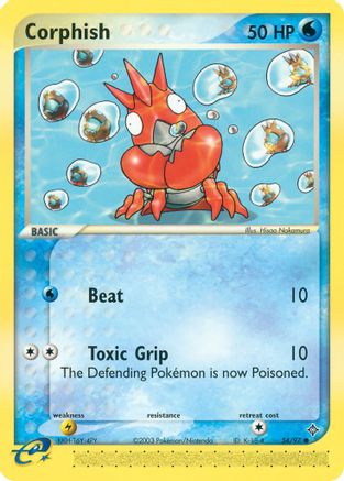Corphish - 54/97 54/97 - Dragon Reverse Holofoil - Poke-Collect
