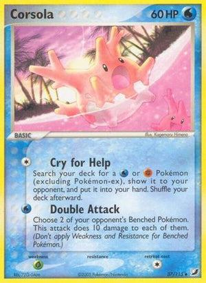 Corsola 37/115 - Unseen Forces Reverse Holofoil - Poke-Collect