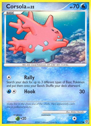 Corsola 84/132 - Secret Wonders Reverse Holofoil - Poke-Collect