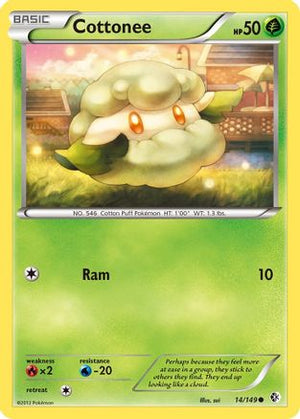 Cottonee 14/149 - Boundaries Crossed Reverse Holofoil