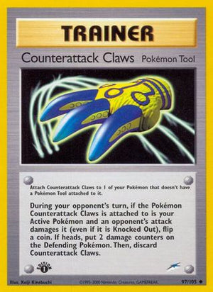 Counterattack Claws 97/105 - Neo Destiny 1st Edition - Poke-Collect