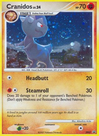 Cranidos - DP07 DP07/56 - Diamond and Pearl Promos Holofoil - Poke-Collect