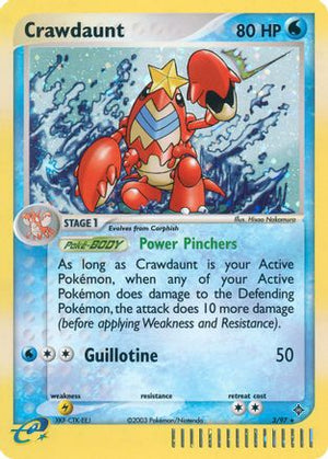 Crawdaunt 3/97 - Dragon Holofoil - Poke-Collect