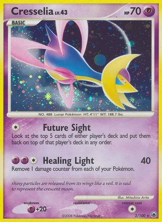 Cresselia 2/100 - Majestic Dawn Reverse Holofoil - Poke-Collect