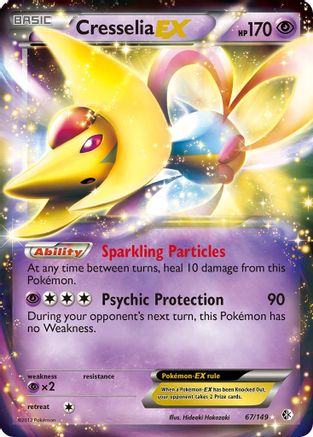 Cresselia-EX 67/149 - Boundaries Crossed Holofoil - Poke-Collect